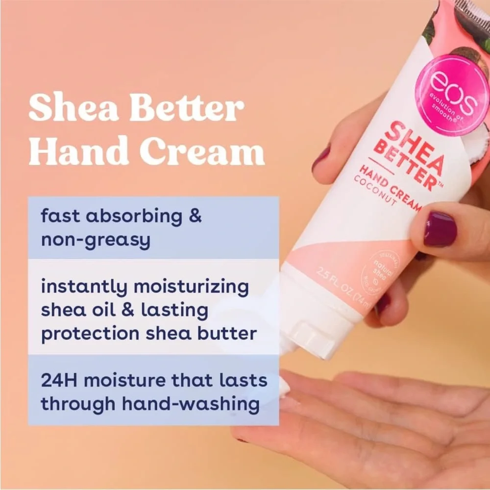 🆕 EOS Hand Care Essentials, Hand Cream Trio Coconut, Vanilla Cashmere & Lavender